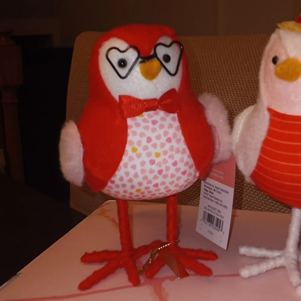 Spiritz 2023 Valentine's Day Birds Target Felt NEW! Fledge and Jet